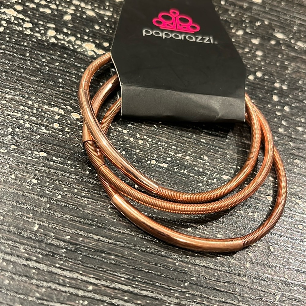 NWT Paparazzi Copper Bracelets 3 Pack